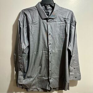 Kenneth Cole Gray Casual Button Down Shirt (635)